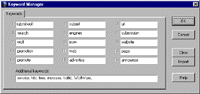 Keyword Manager